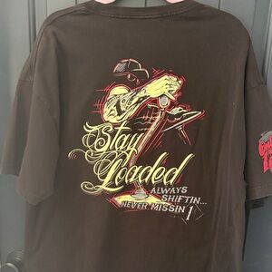 Stay Loaded Graphic Black T-Shirt 2XL